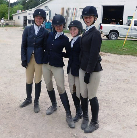 Ready to ride the hunter derby